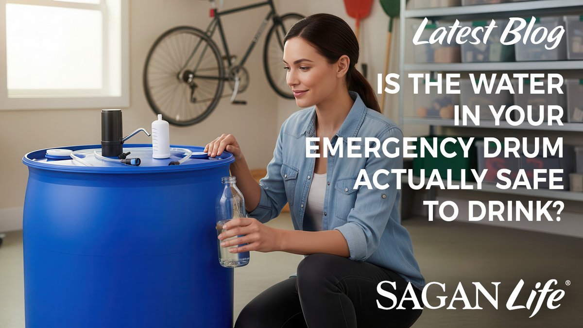 SaganLife's tweet photo. A water filtration system like the AquaDrum Water Purification System ensures clean, drinkable water on demand—even after long storage.

Read the Blog:
https://t.co/PmVnz4wNhg

Buy Today:
https://t.co/XQcaEr8F0Y

#WaterFiltrationSystem #Preparedness https://t.co/5LDPYsfltO