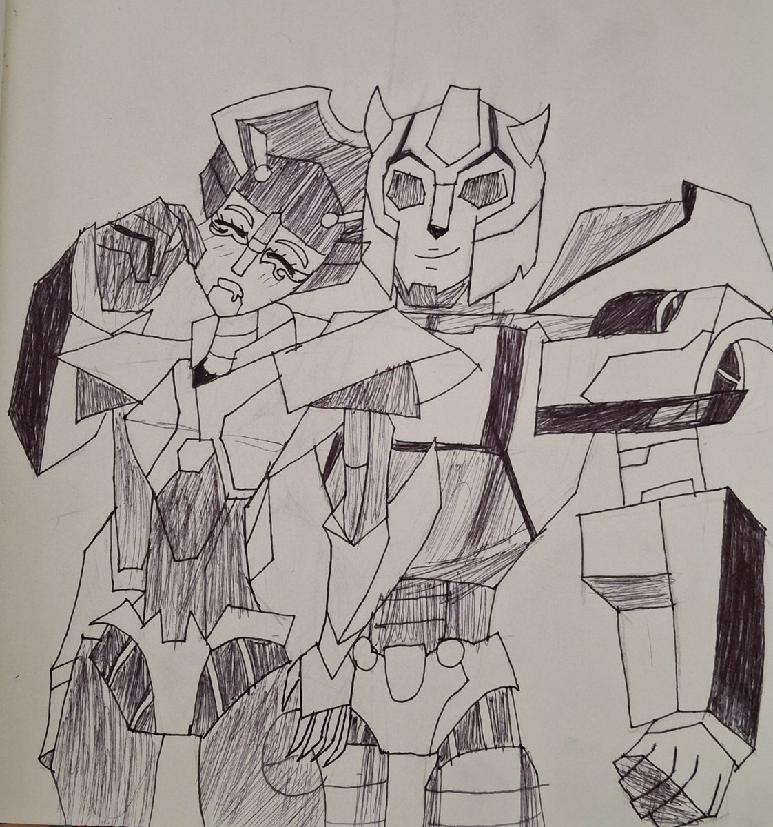 OmniMax000's tweet photo. My other love bugs.
#Transformers #Bumblebee #Windblade #Windbee #Fanart https://t.co/5zBdWyoBtV