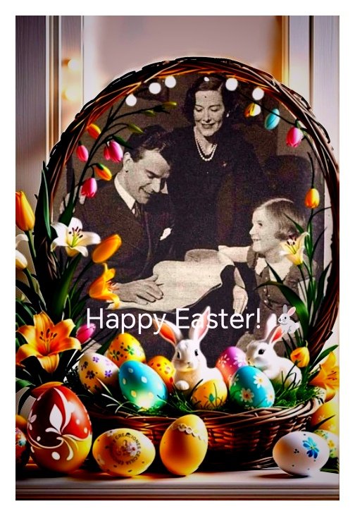 Happy Easter! Esmond Knight's Family. #EsmondKnight