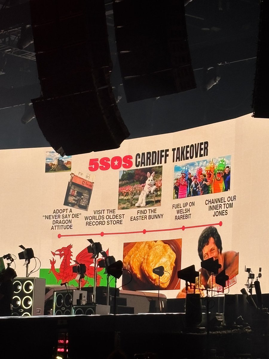 5SOSUpdES's tweet image. ◜📢◞ #INFOSOS — #5SecondsofSummer presenta su “Cardiff Takeover” con una agenda completamente seria y profesional 😌

☆ Adopta una actitud de dragón de “nunca rendirse”
★ Visita la tienda de discos más antigua del mundo

#EASTour #EASCardiff 
#CardiffIsAStar