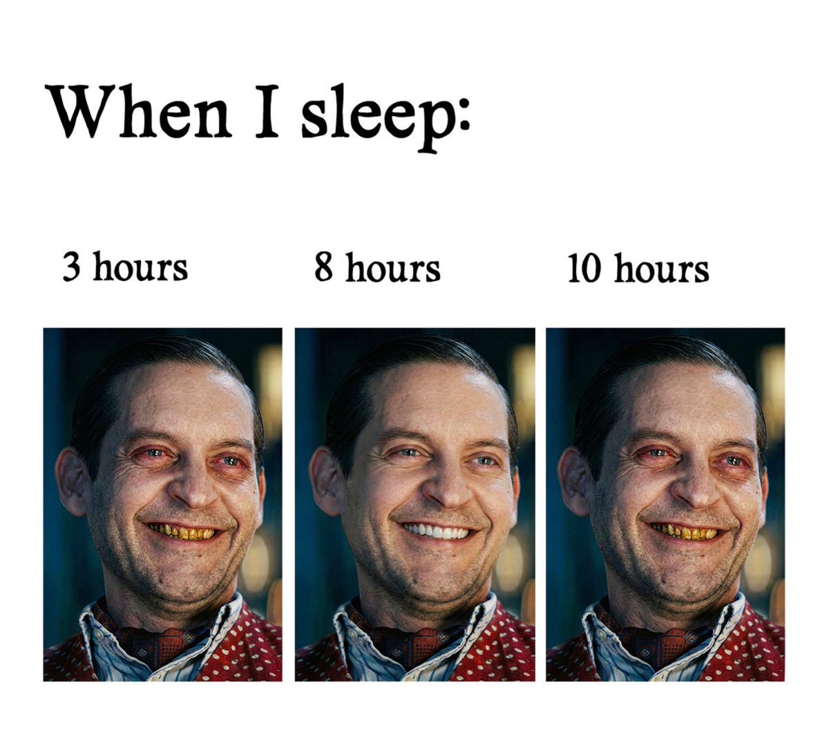 No Context Tobey Maguire tweet media