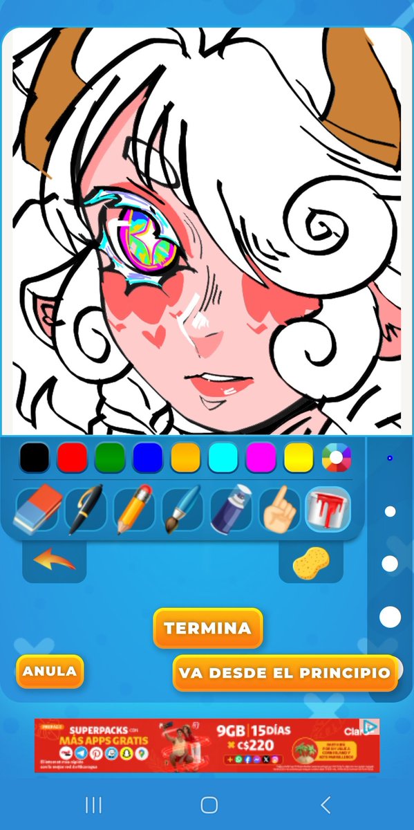 MrsCrazy13's tweet photo. A little drawing of my avatar Shirai, aka the beep, that I made in an app. There weren't many colors available, lol. 

But I was liking how it was turning out
#Originalcharacter #neonart #Artistontwitter #drawing #Sketch #digitalartist #Originalcharacterart https://t.co/F19mKJC5k5