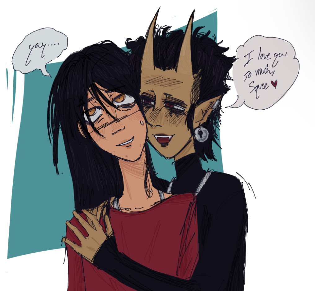 randomgnat's tweet image. Missed my slop #jthm #squee