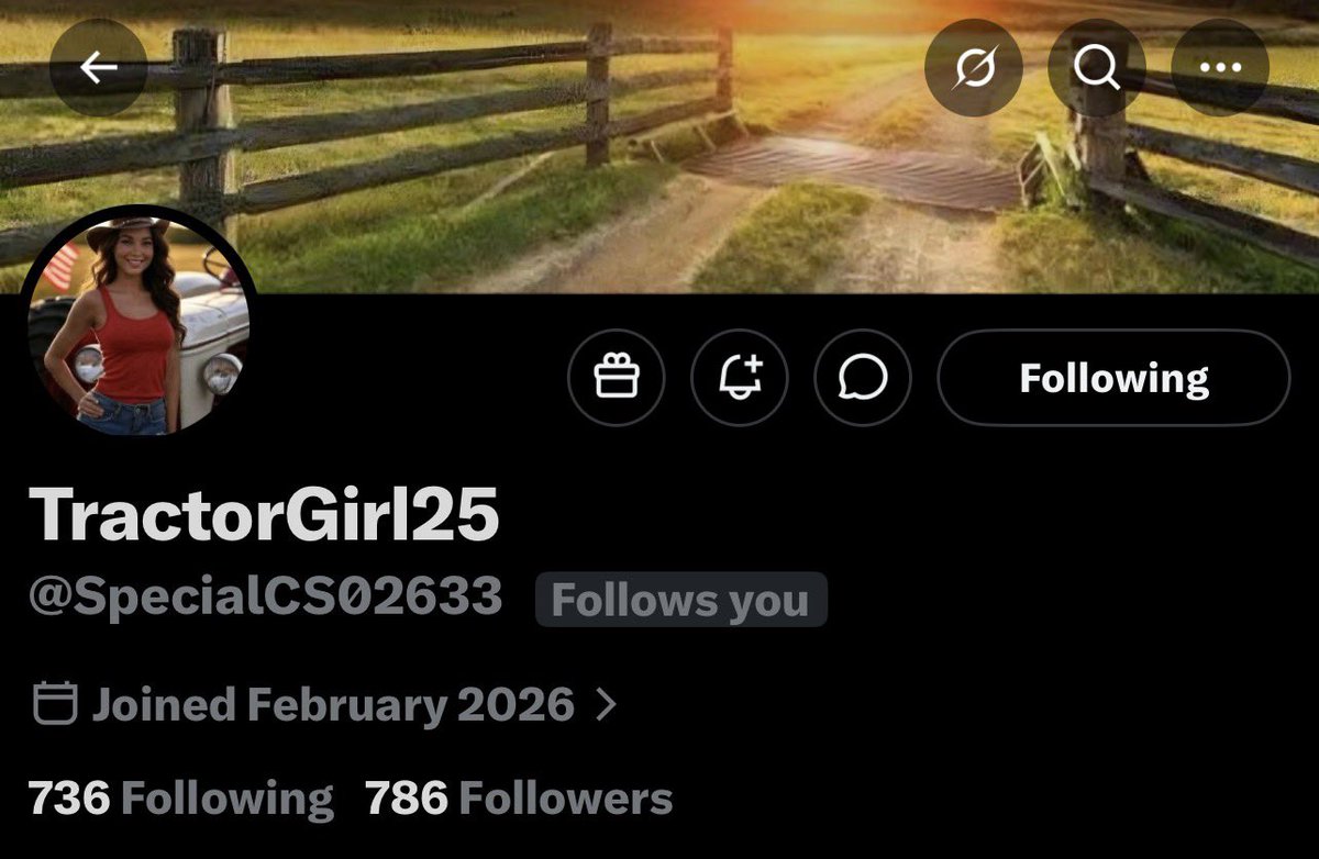 Cali_Hillbilly's tweet photo. Check out my friend TractorGirl25 aka @SpecialCS02633! Farm life energy & hillbilly vibes. Great content & fun. Follow for awesome content! #TractorLife #BoostHerUp https://t.co/H9PwIeqBb8