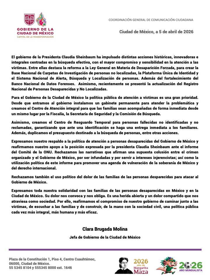 Clara Brugada Molina tweet media