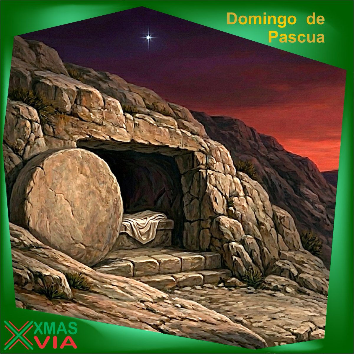 XmasVia_ES's tweet photo. ¡FELIZ PASCUA DE RESURRECCIÓN! 🕊️✨
La tumba está vacía y la muerte ha sido vencida.
Recordemos el pañal de tela que envolvió al Niño Jesús en Navidad en la ciudad de Belén como el preludio de las vendas y el sudario que Jesús dejó en el Santo Sepulcro #CaminoPascual #XmasVia https://t.co/dqKAjgWPum