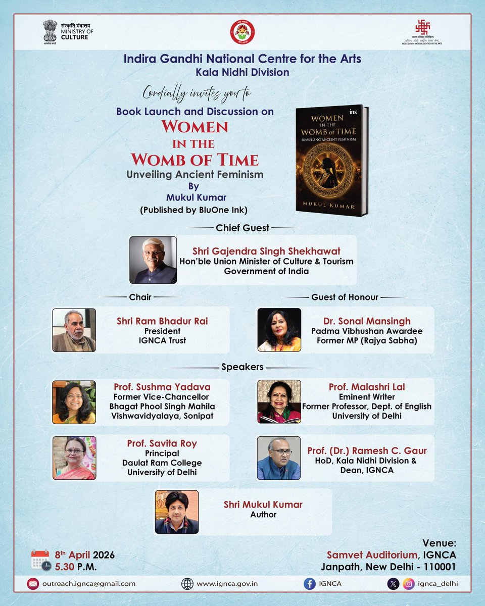 Ramesh C Gaur, Dean IGNCA & Ex-Director,NSD tweet media