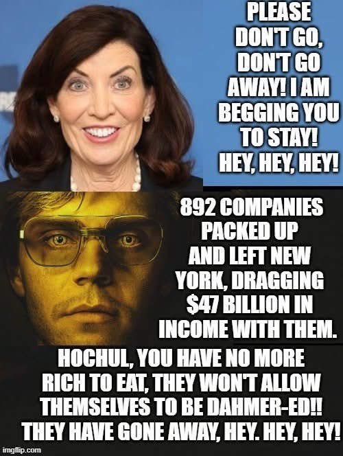 1Nicdar's tweet photo. I am begging you to stay!

Hey, Hey, Hey!

- Governor Hochul https://t.co/5N7NVdcjDa
