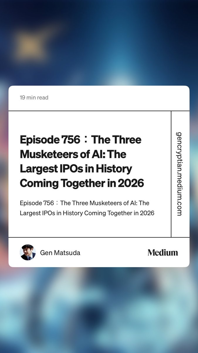 🎮👌🕺💃🌏🥷Gen Matsuda in abc(TSE: 8783)👁️ tweet media
