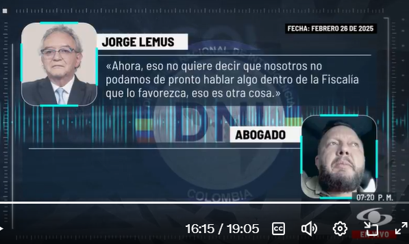 <a href="/YesidLancheros/">Yesid Lancheros</a> Le ofrecieron intermediar ante la fiscalía para "arreglarle" la situación jurídica aquí y meterlo en la "paz total" para blindarlo ante una posible solicitud de extradición por parte de USA.

Luego sale <a href="/petrogustavo/">Gustavo Petro</a> a cuestionar q xq lo tienen metido en la lista Clinton