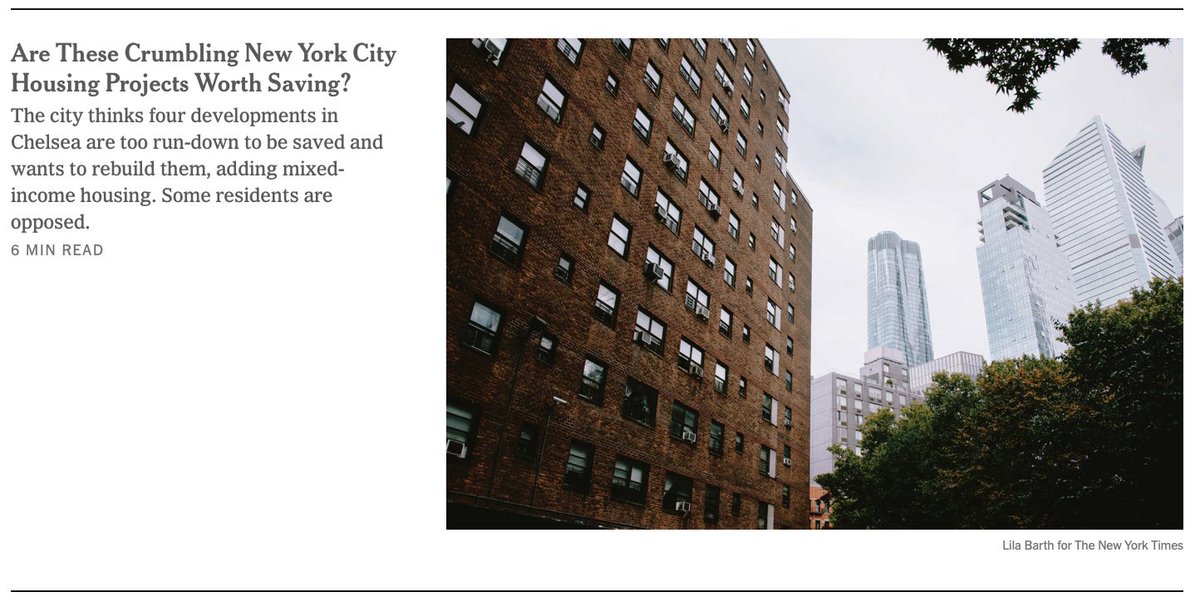 LuchaPorNYCHA's tweet image. We filed two lawsuits, arguing that the Second and Third Plans for the Chelsea Developments needed to be put through #ULURP. The @NYTMetro desk believes that land use can be decided in the comments. #CancelYourSubscription nytimes.com/2026/04/04/nyr…