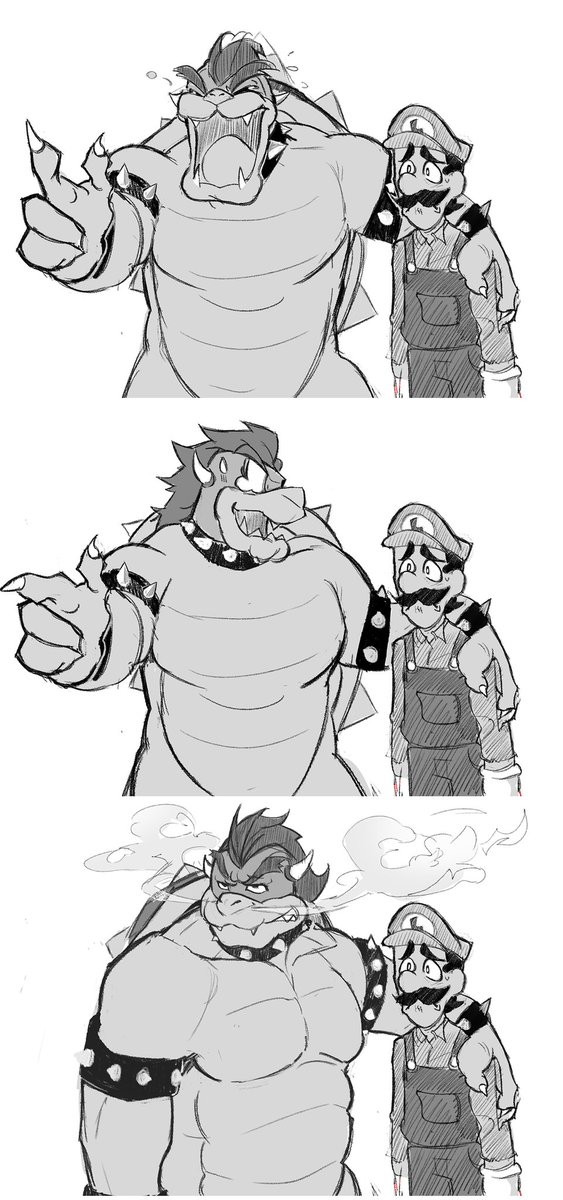 I also wanted to try  #bowluigi #luigixbowser
