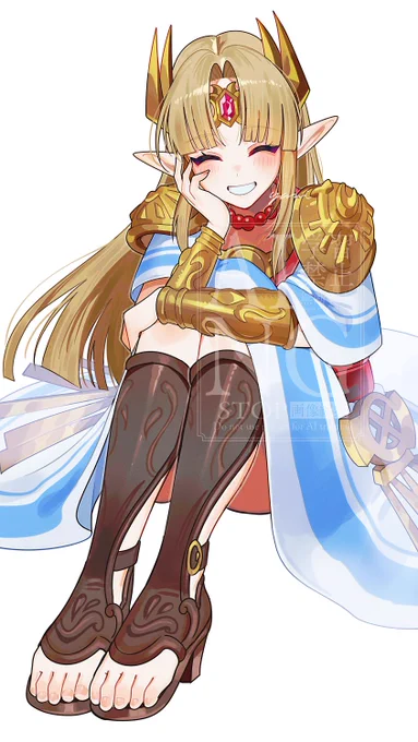 ゼルダのサンダルかわいい #ssbu