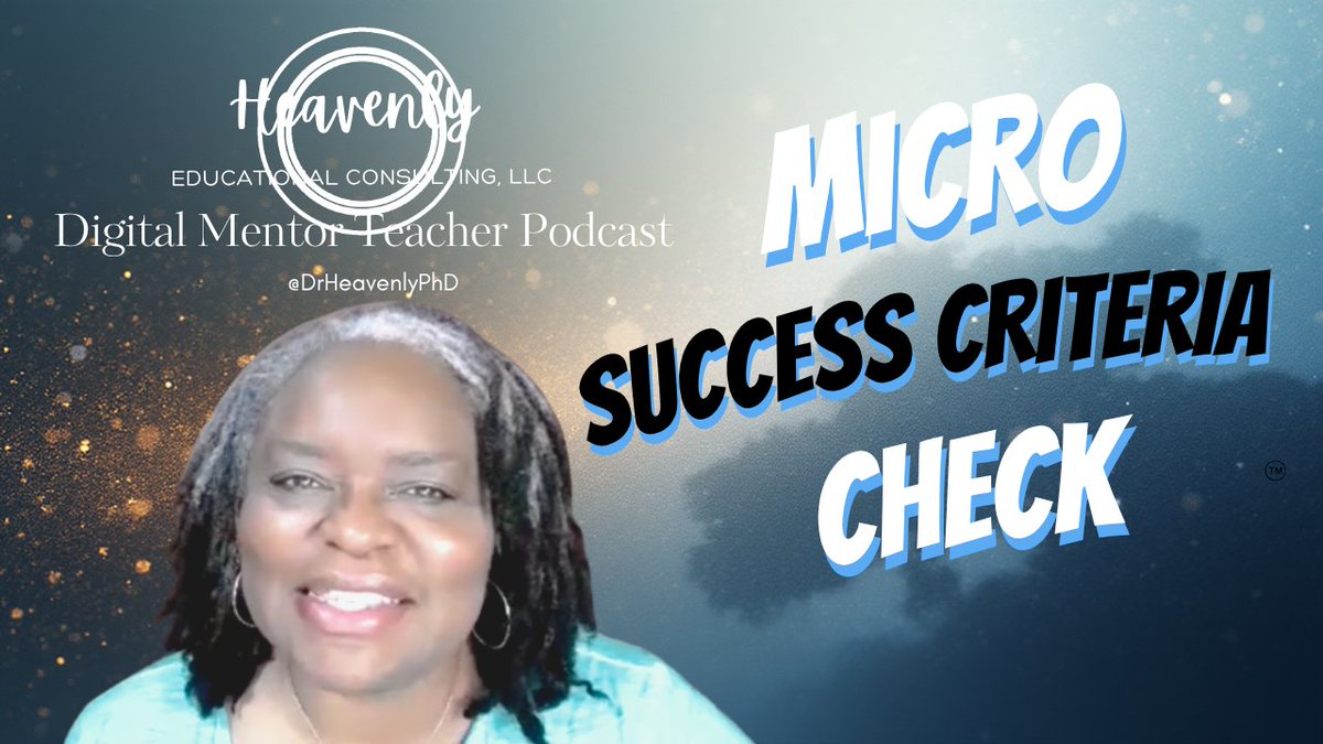 hecllc2020's tweet image. Ready for a strategy you can use tomorrow? 
Micro success criteria = small, visible steps that show students what success looks like during the lesson—not after. That’s how you build clarity + ownership.
🎥 Watch: youtu.be/K6UUAvRXLDI?si…
#FormativeAssessment #SuccessCriteria
