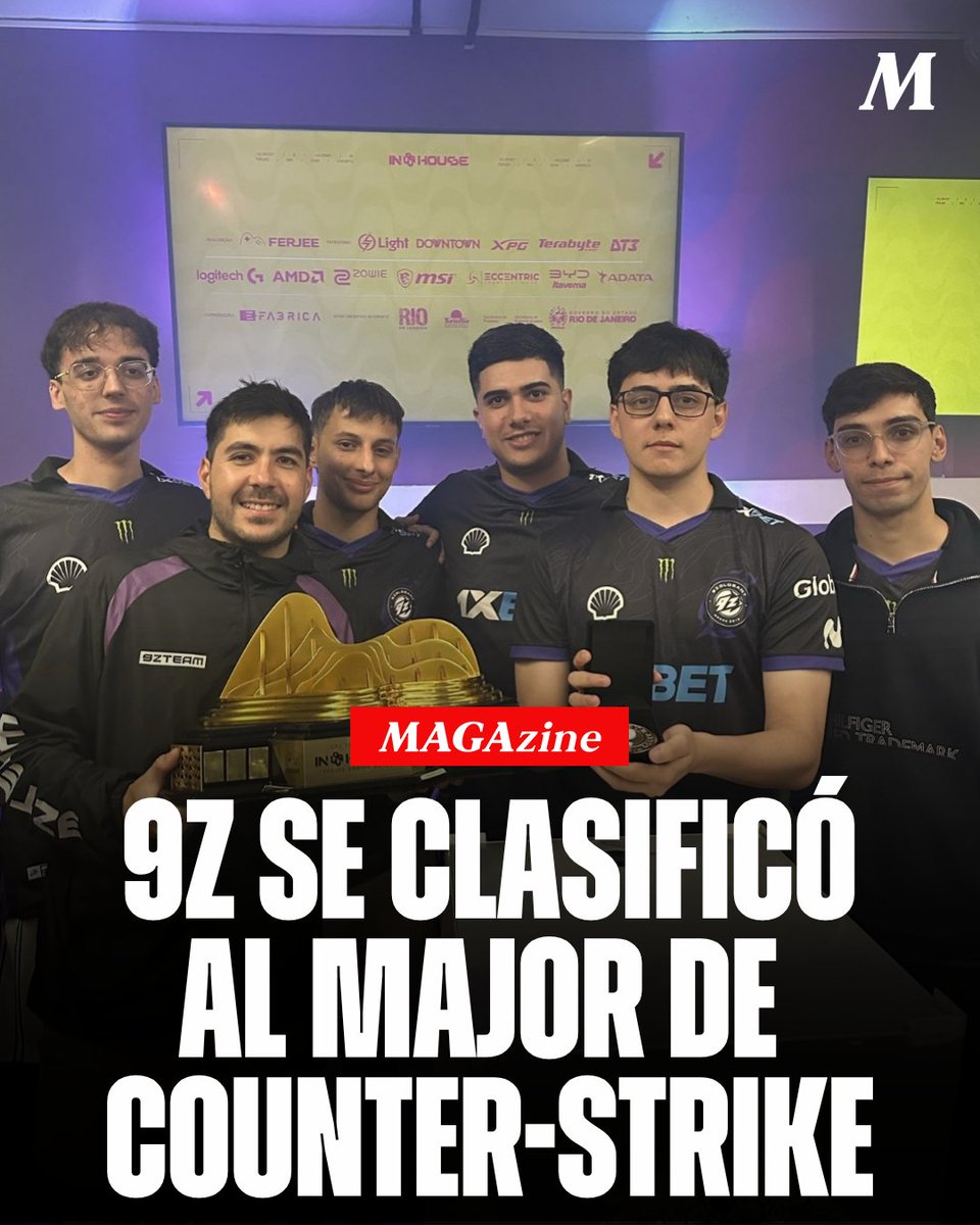 🎮🇦🇷🚨 OTRA CORONACIÓN DE GLORIA: 9z clasificó al Major de Counter-Strike por tercera vez en su historia.

‼️ Es la única organización argentina en jugar el torneo de CS más importante del mundo que se disputará en junio.