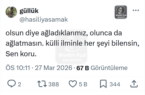 Müslüman Tweet tweet media