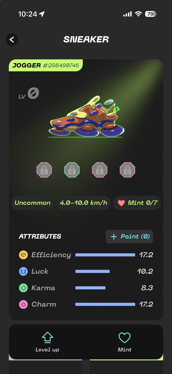 sinstepn's tweet image. Mint👟
CJ×UW
C靴として使えそう
自分用C靴よりC値高いんでこっちにするか
でも前の靴レベル上げ中で15まで来てるんだよなw 中途半端だけど売るか😅
にしてもC値を使える日は来るんかねぇ…😇

#STEPNGO #Mint #sneaker #Jogger #ギャンブルMint