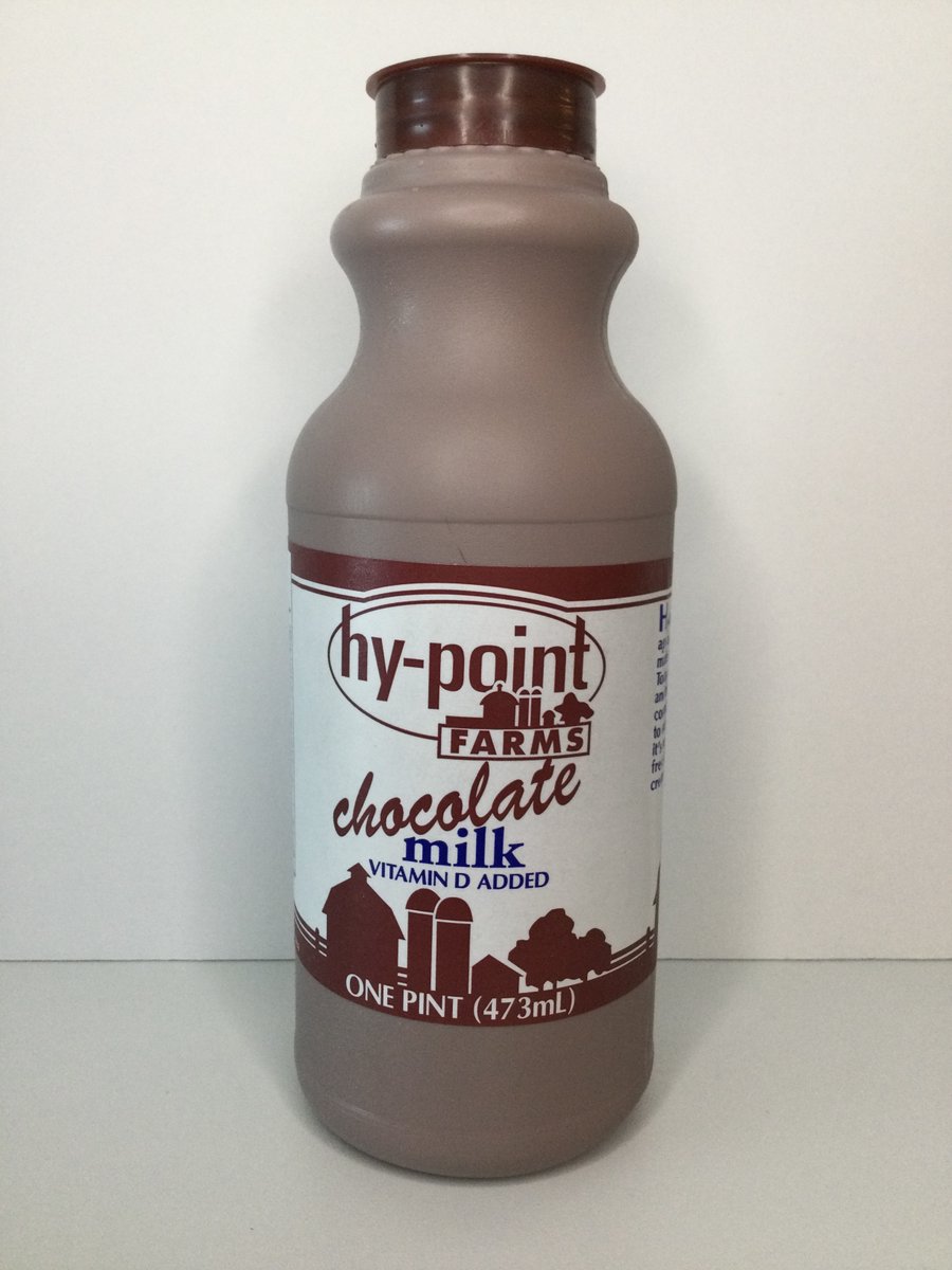 afoolzerrand's tweet photo. Hy-Point Farms Chocolate Milk (Wilmington, DE)
https://t.co/X3OEcCs8CH
Thick, sticky, and sweet beyond its means-- if melted, bland vanilla ice cream is your thing, look no further. The bottle is colored brown perhaps to mask the fact that the 'chocolate' milk inside is several shades lighter, and wouldn't register as chocolate to 9 out of 10 blindfolded tasters (unsubstantiated claim).
#chocolatemilk #wilmingtonde