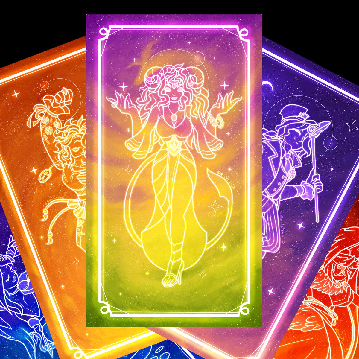 Reviathan_3's tweet photo. Where have I been? Doing  some Tarot Constellation Card comms!
Interested? https://t.co/ecwvaSPbrW