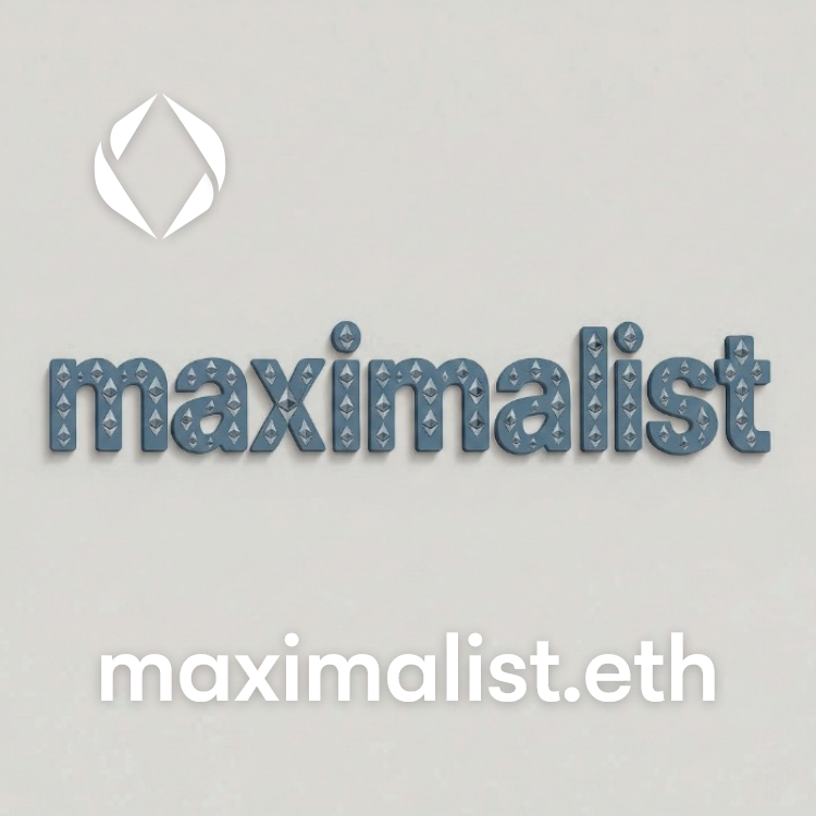 plbdotbtc's tweet photo. Maximalist.eth #opensea https://t.co/FJZjSrv6KF
#Prepunk #domainnames #ENS #web3 #ensdomain #grailsapp #ensdomains #ensfam #ensnames #ethdomain #EnsNames #Shill #web3domain #ensname #visionio #grailsmarket #ensvision #crypto #cryptocurrency #eth #ethereum #Digit https://t.co/5t6znUWmIk