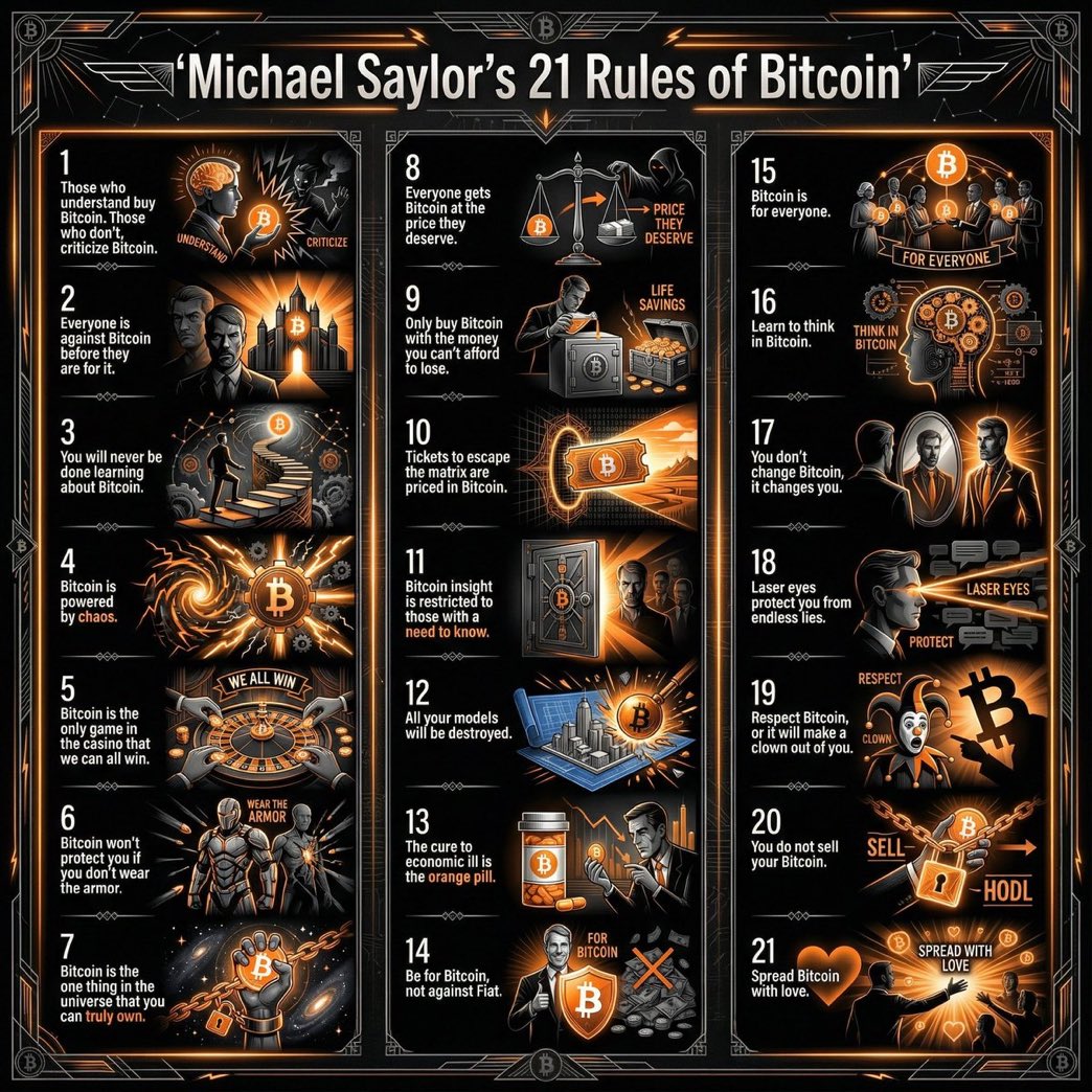 21 rules of bitcoin