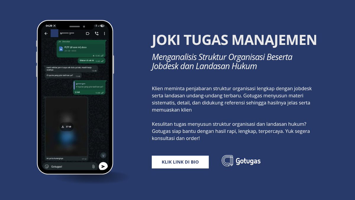 GOTUGAS.ID || Joki Tugas Sekolah & Kuliah tweet media