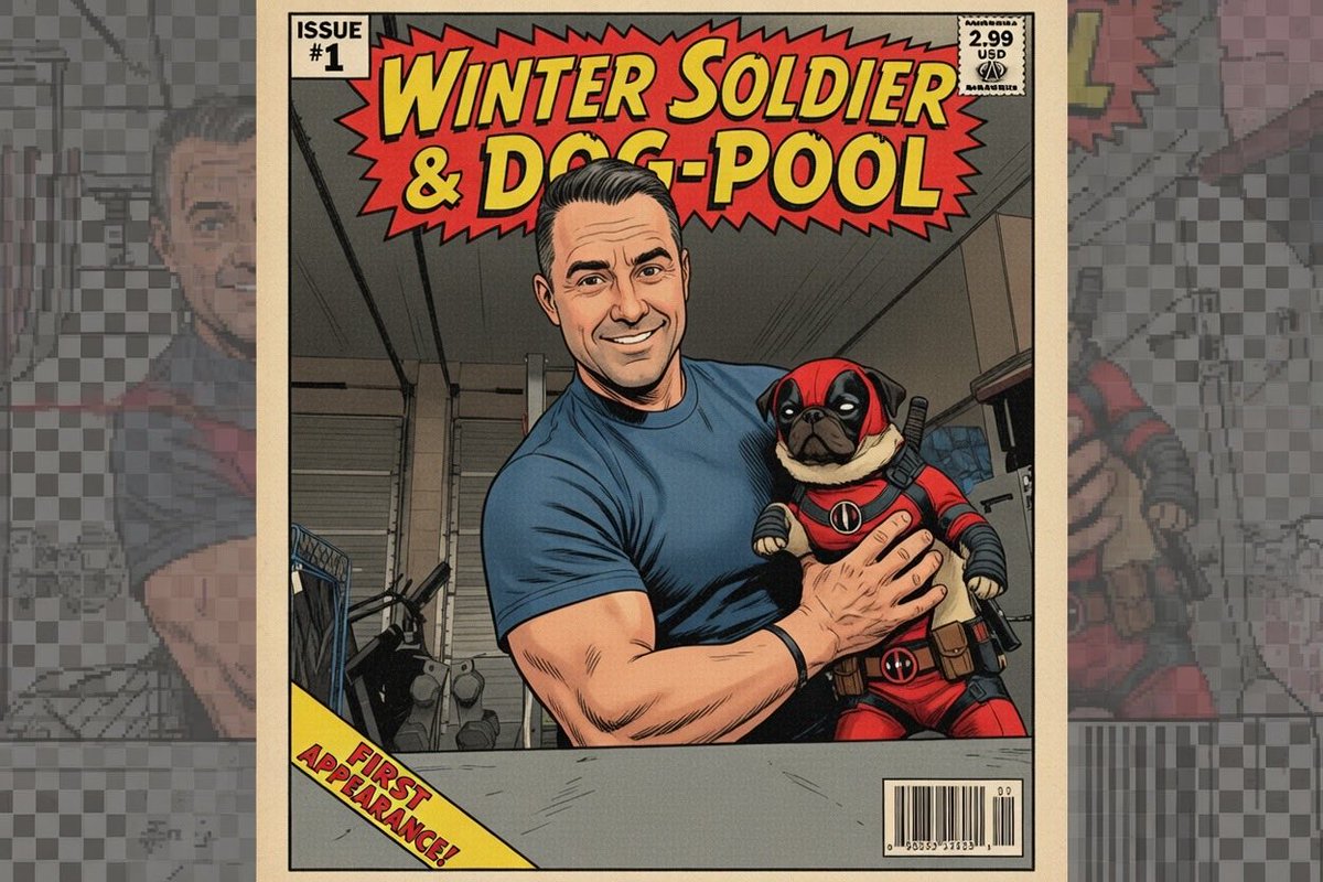 #Dogpool came by the Fire Station for #Easter ! Have a great holiday everyone !