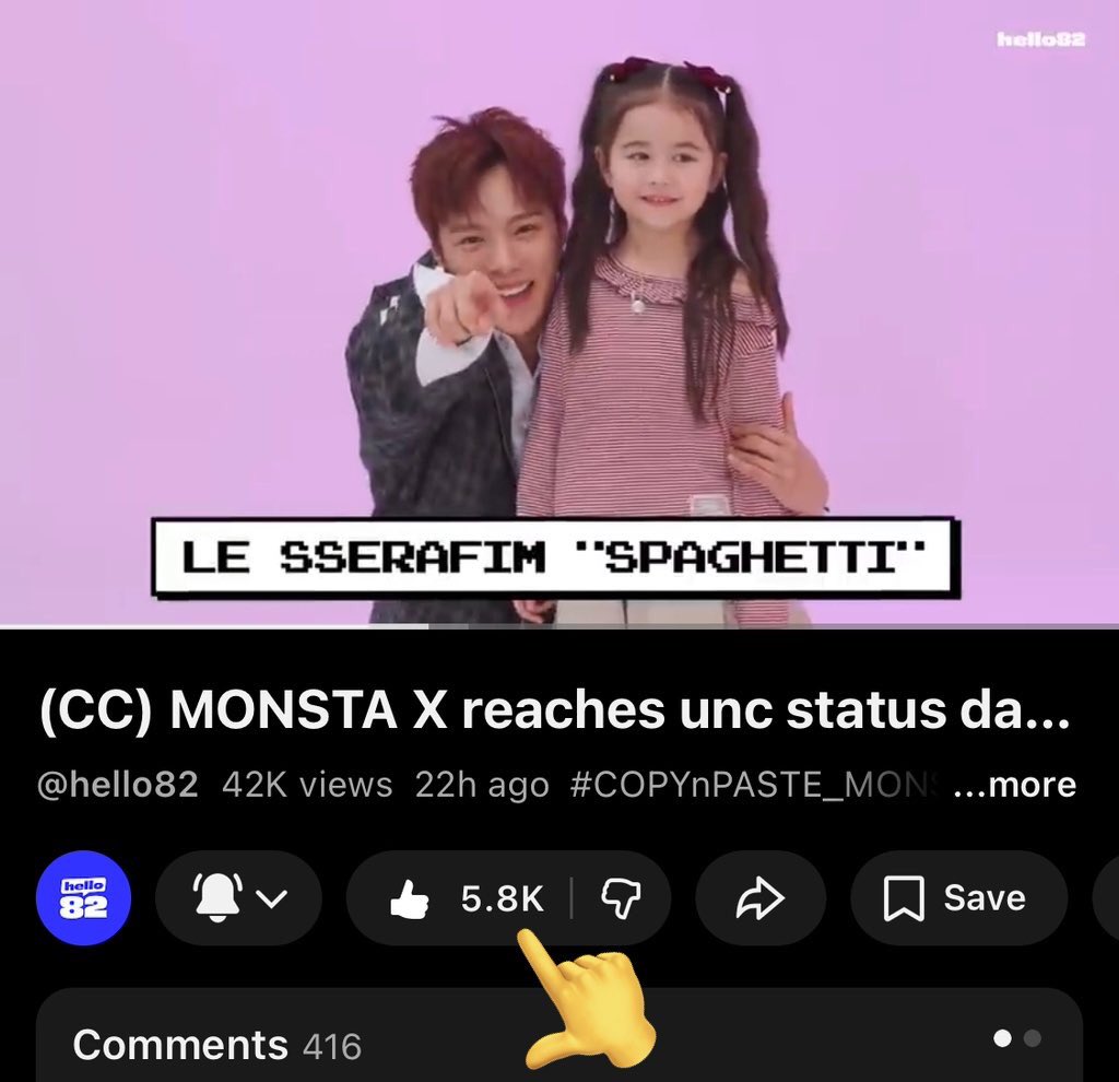 wonniecoenffl's tweet photo. Hello82 never miss when it comes to Monsta X content, the video was so funny and sweet 💕 the kids really did their best… Minhyuk kindergarten teacher is my favorite 🥰
Watch it here: https://t.co/1R4zbzXQcz
#COPYnPASTE_MONSTAX #MONSTAXxhello82 #MONSTAX #hello82 https://t.co/eu2UH7igI9
