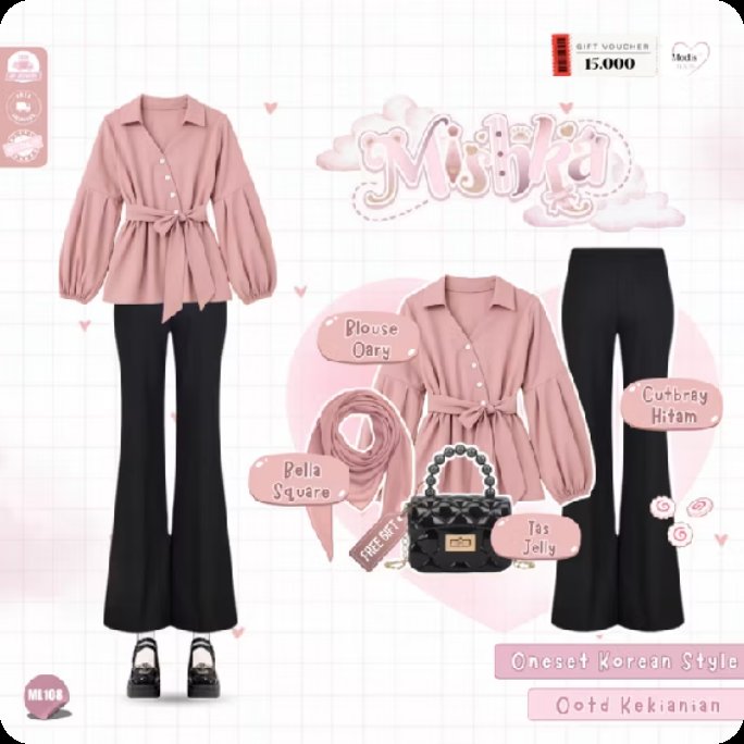 IsmikaS's tweet photo. Cek Oneset Korean Style Remaja ( Tas Jelly Hitam + Hijab Bella Square + Blouse Oary Sage + Celana Cutbray Hitam ) Outfit Wanita Kekinian/ One Set Outfit Remaja 3in1 Bukber/ Setelan Remaja Lebaran Wanita - ML108 dengan harga Rp130.846. https://t.co/88jdEJeuli https://t.co/mSR6JxF9sb
