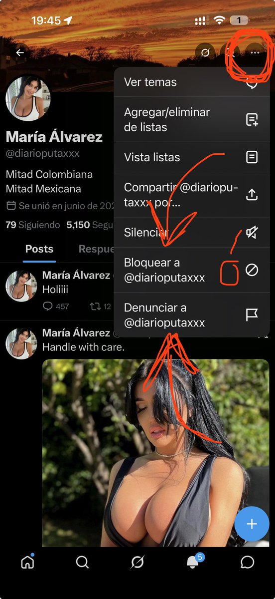 alexapetite's tweet photo. @Jostarr2600 @diarioputaxxx Ni idea, a mi también me salió 😣🙄, denúnciala o bloquéala https://t.co/N14FxV715y