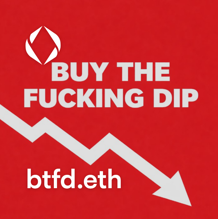 plbdotbtc's tweet photo. BTFD.eth #opensea https://t.co/l2rF00arWq
#BTFD #Buythefuckingdip #Domain #domainnames #ENS #web3 #ensdomain #grailsapp #ensdomains #ensfam #ensnames #ethdomain #EnsNames #Shill #ensname #visionio #grailsmarket #cryptocurrency #eth #ethereum BUY THE FUCKING DIP https://t.co/FFQGCmYjNu