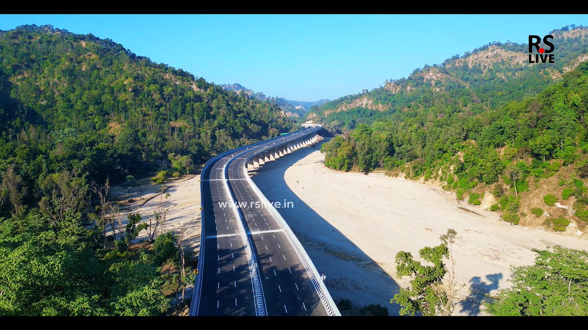 Amarrrrz's tweet photo. PM Modi will inaugurate the ₹12,000 crore Delhi-Dehradun Expressway on April 14. The 210-km, 6 lane access controlled highway will connect Delhi with Dehradun.

The expressway includes 7 interchanges, 2 rail overbridges, 10 major bridges and 14 wayside amenities.

A major highlight is a 12 km elevated stretch through Rajaji National Park, along with elephant underpasses and multiple wildlife crossings.