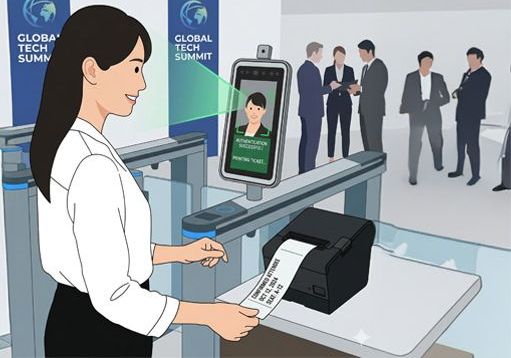 イベントの受付、スタッフ総出でバタバタしていませんか？
「名前を伺ってリストを探す」あの手間、実は顔だけで解決できます。
カメラを見るだけで受付票がシュッと出るので、現場の負担もグッと減りますよ。

詳細はこちらから webjapan.co.jp/solution/face-…
#業務効率化 #イベント運営 #顔認証
