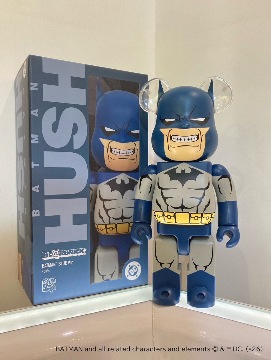 Today's SOLAMACHI】 BE@RBRICK BATMAN(BATMAN: HUSH BLUE Ver.) 400