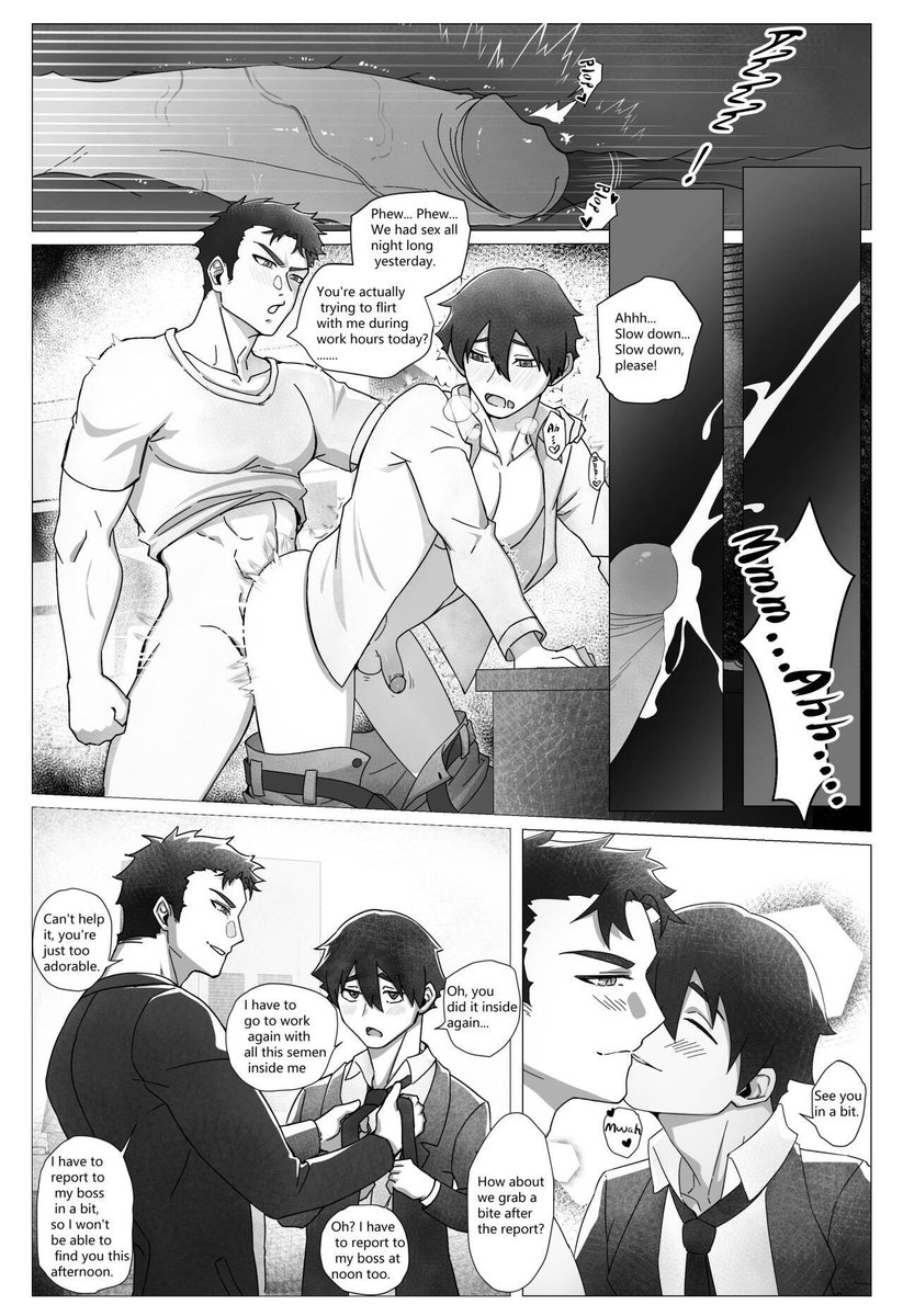 SlaveMale91919's tweet photo. I commissioned a gay artist to design these two original characters. Before he started, I told him I wanted a gay couple that matched his kinks. After he finished the designs, I told him I wanted him to draw a gay to straight cuckold story featuring the characters he had created. https://t.co/GTN70wbesq