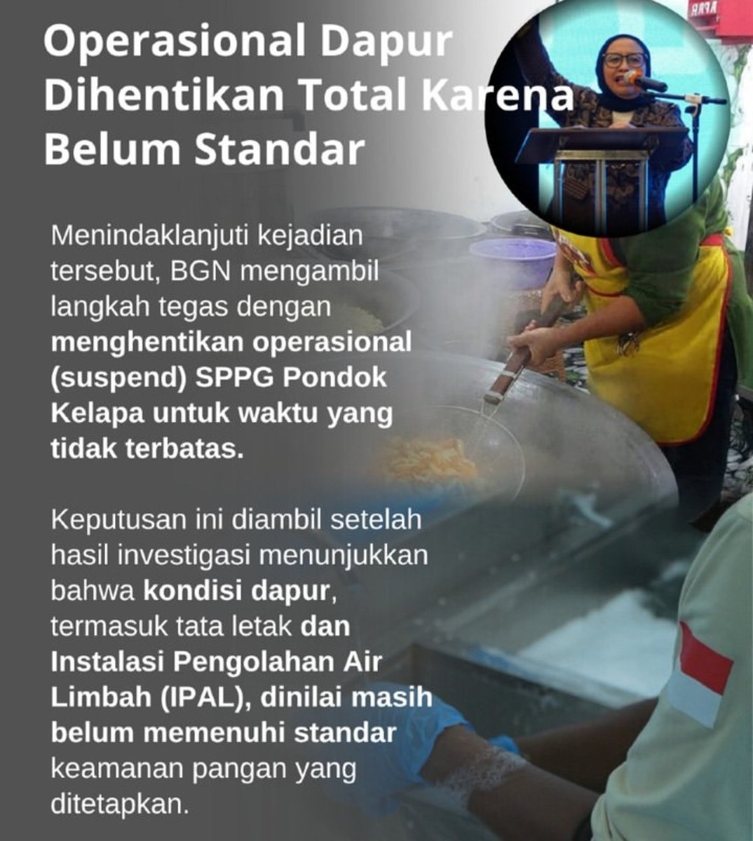 Komitmen untuk masa depan: Layanan yang lebih standar di seluruh Indonesia. Langkah awal? Penutupan sementara ribuan unit. BGN sedang evaluasi ketat untuk pastikan tidak ada ketimpangan kualitas layanan antar wilayah. Peningkatan kualitas MBG adalah harga mati