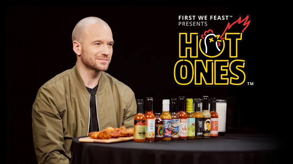 🔥🐓🌶️

First We Feast announces BTS as the next special guest to appear on Hot Ones, the popular YouTube talk show, scheduled Thursday 11:00am EST.

The producers have waited for them to appear for 4 years.

BTS will be interviewed by Sean Evans while the band attempts to