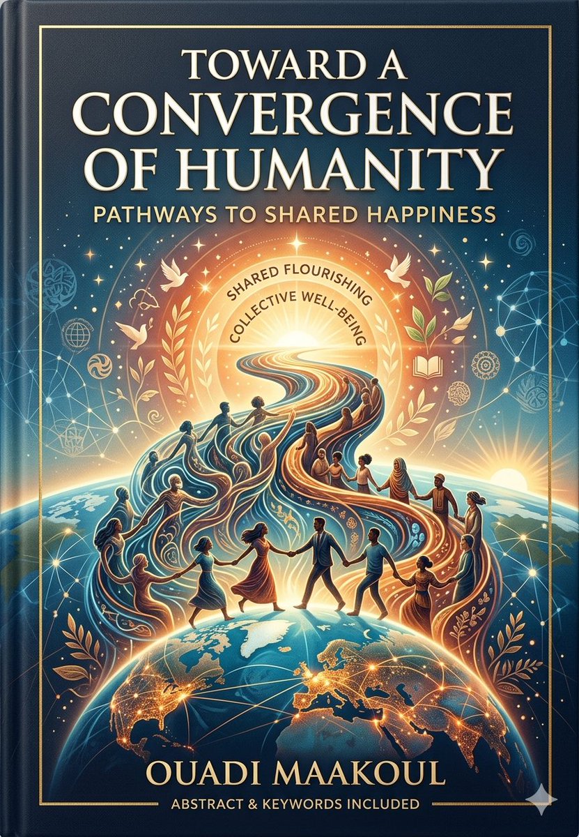 ouadi4maakoul's tweet image. Exploring the pathways to shared happiness in a divided world. "Toward a Convergence of Humanity"  synthesizes 2024–2026 research in psychology and AI to propose a roadmap for collective flourishing and social cohesion. 🌍✨ #HumanConvergence #SharedHappiness #AIforPeace
