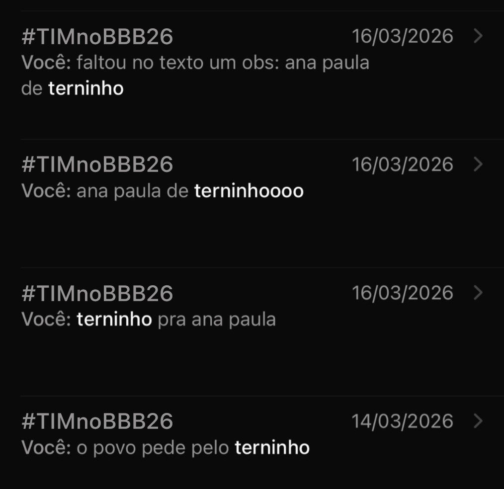 #TIMnoBBB26 🤳 tweet media