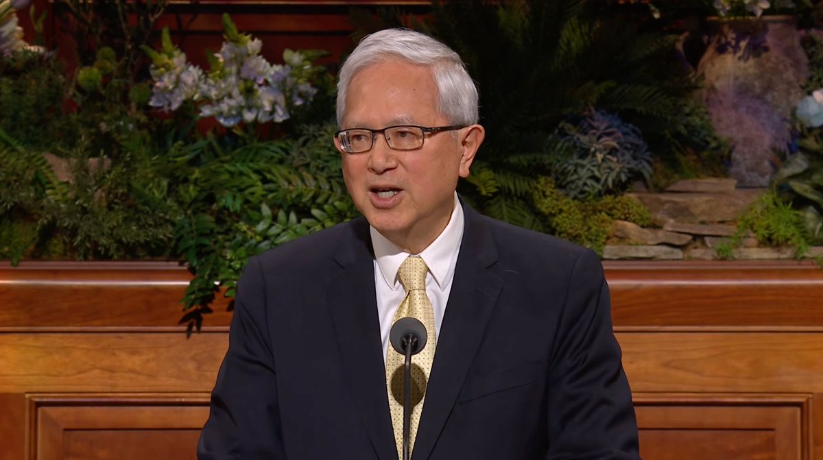 «Jesús enseña a Sus discípulos —y a nosotros— cómo Él puede permanecer, pertenecer y caminar con nosotros. Su fidelidad es más fuerte que las cuerdas de la muerte». — #ElderGong | #GeneralConference