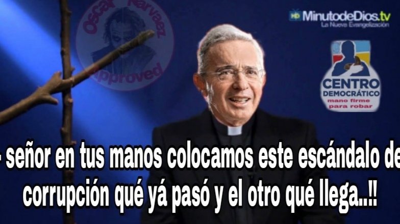 <a href="/NoticiasCaracol/">Noticias Caracol</a> Paracol Noticias no puede faltar, sale a defender a sus Criminales y Corruptos y a tegiversar la verdad.
El Matagatos es igual que Uribe cada un escándalo nuevo. #FelizDomingoDeResurrección #ultimahora #Atención