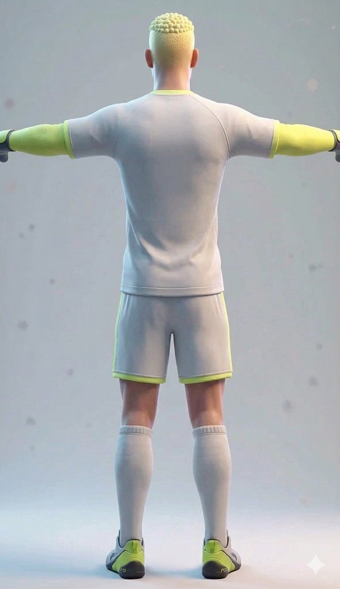 character 3d for games in style Fortnite, soccer, football 3d