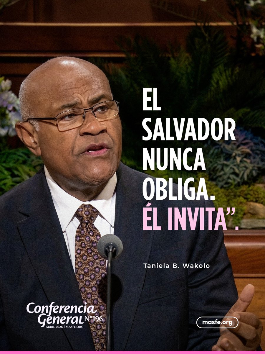 Masfe_org's tweet photo. Estas son las mejores citas del discurso de Taniela B. Wakolo durante la sesión del Domingo por la tarde de la conferencia general.  
#masfe #sud #conferenciageneral196 https://t.co/FWDys0XL7o