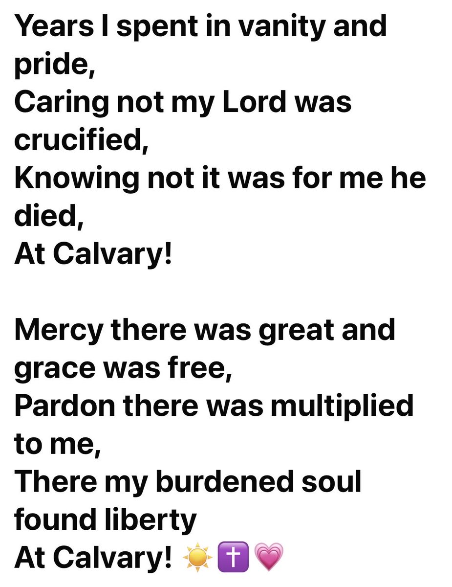 Saved By The Blood tweet media