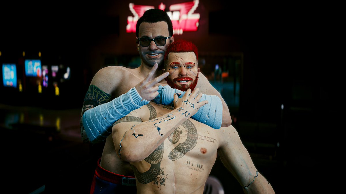 "Happy Birthday to the most famous ripperdoc in Night City, thank you for everything, Vik ❤️"
(I'll send you the 25,000 eddies as soon as I can)

#Cyberpunk2077 #ViktorVektor