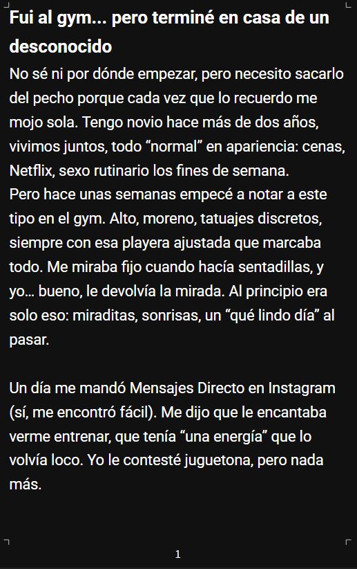 Relatos Confesiones y Secretos tweet media