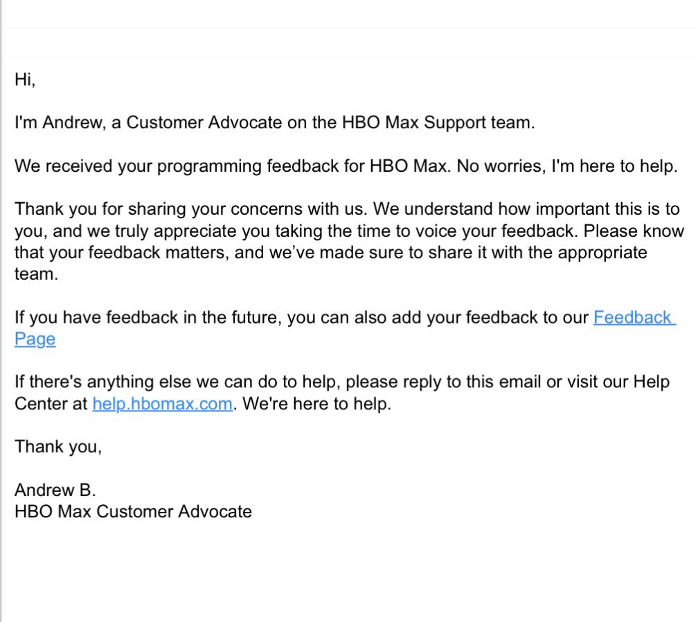 mohqbbot's tweet image. getting samira mohan back on my screen as we speak

help.hbomax.com/us/Feedback/in…