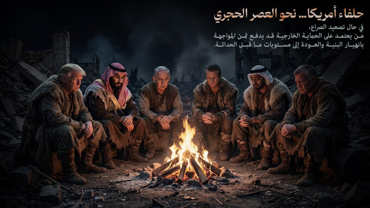 حلفاء أمريكا… نحو العصر الحجري

في حال تصعيد الصراع،
من يعتمد على الحماية الخارجية قد يدفع ثمن المواجهة بانهيار البنية والعودة إلى مستويات ما قبل الحداثة.

#إيران_عز_الأمة 
#الوعد_الصادق٤
#معركة_العصف_المأكول
#دفاعا_عن_لبنان_وشعبه
#Iran #IranWar‌ #IranIsraelWar
#leredità