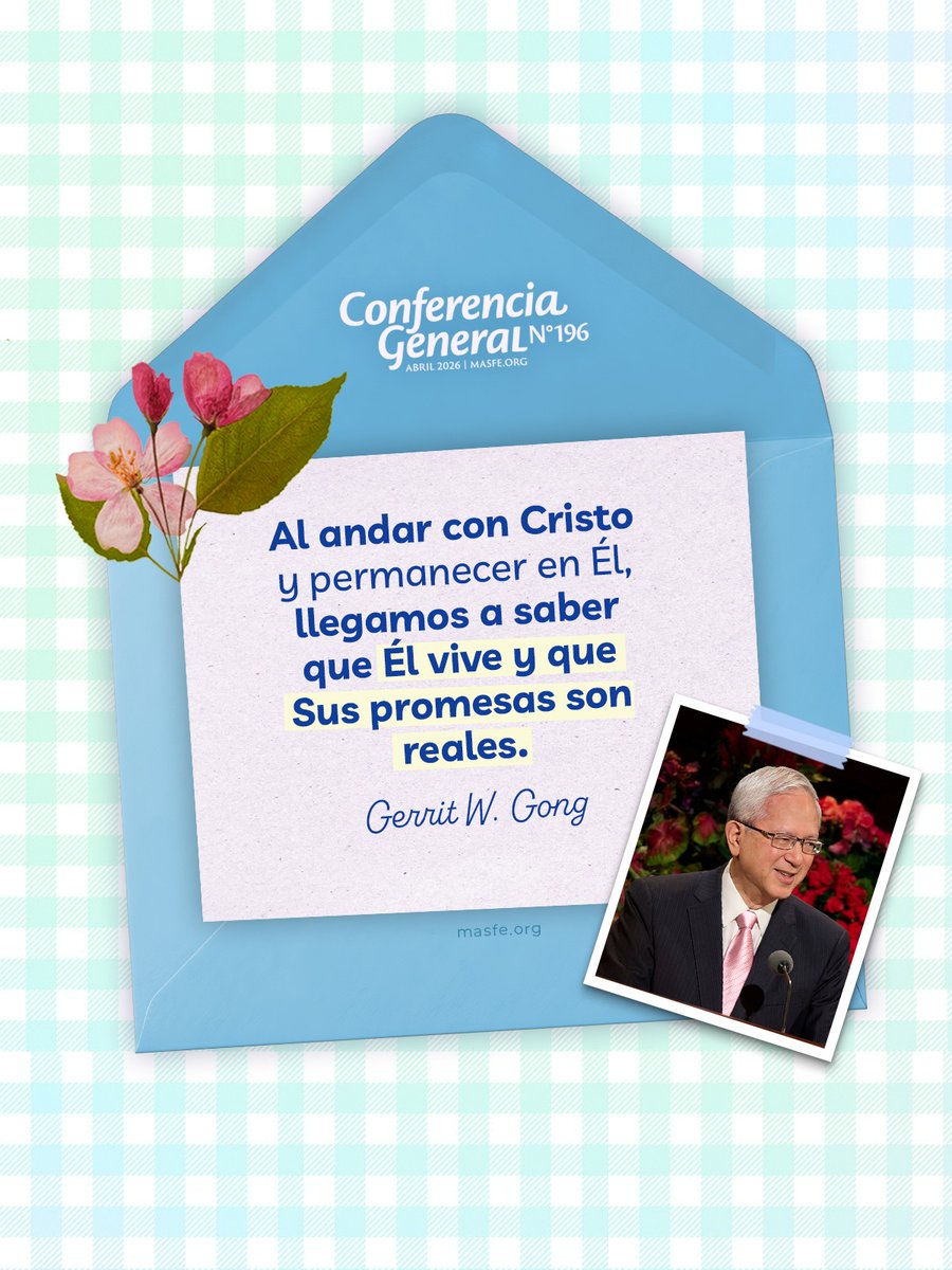 Masfe_org's tweet photo. Estas son las mejores citas del discurso de Gerrit W. Gong durante la sesión del Domingo por la tarde de la conferencia general.  #masfe #sud #conferenciageneral196 https://t.co/DOvqJkzPOH