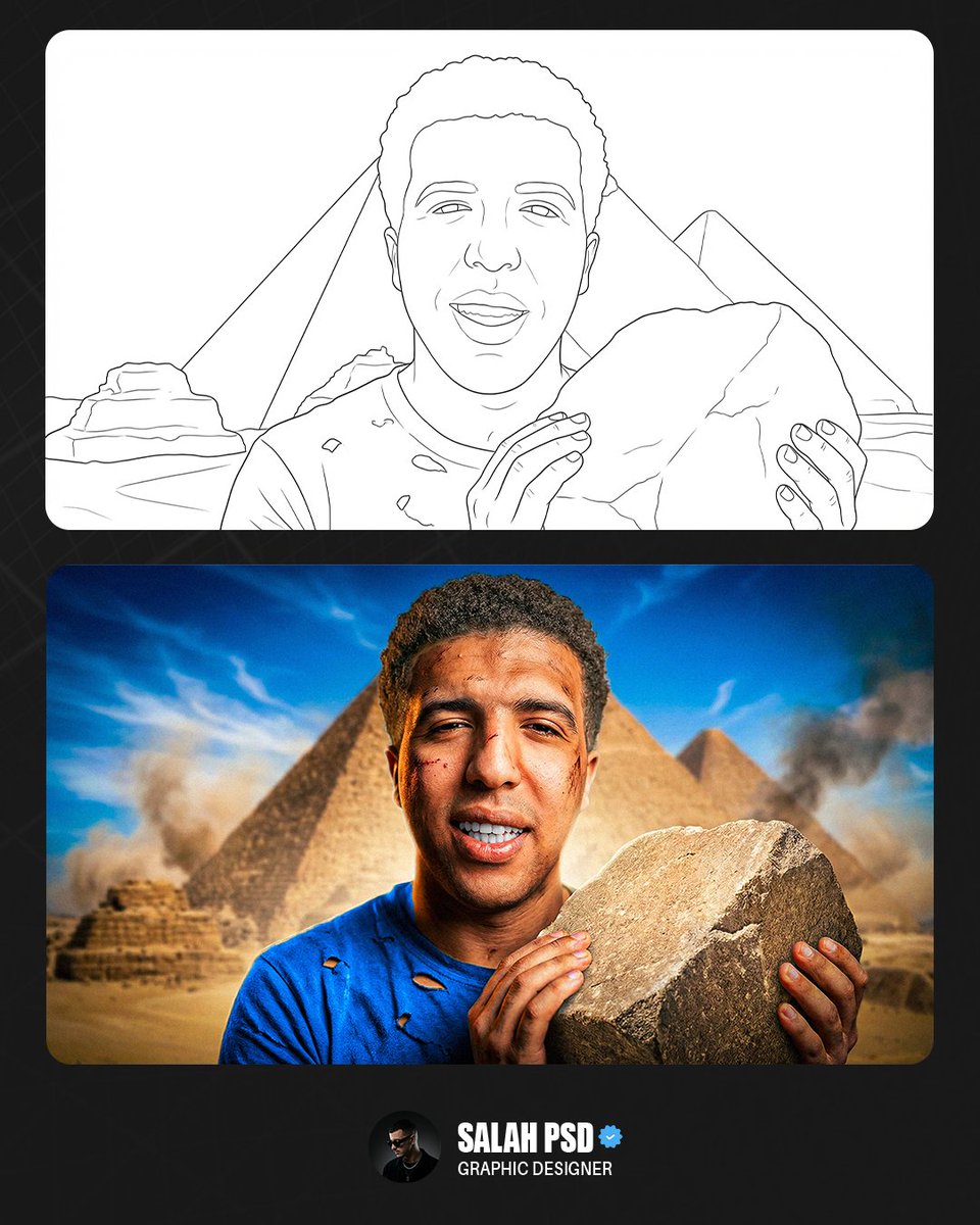 Salah | Thumbnail designer tweet media